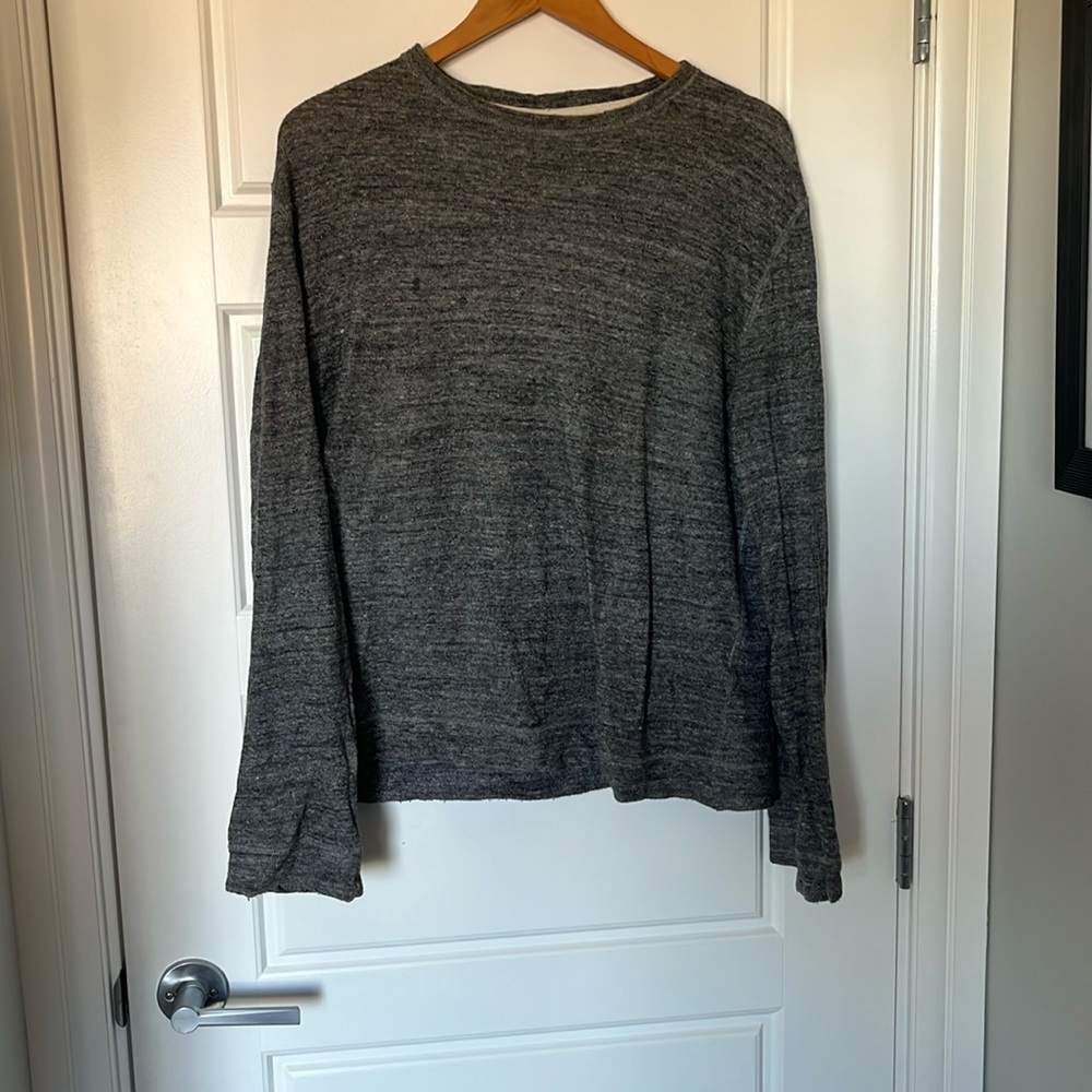 Naked and Famous grey sweater